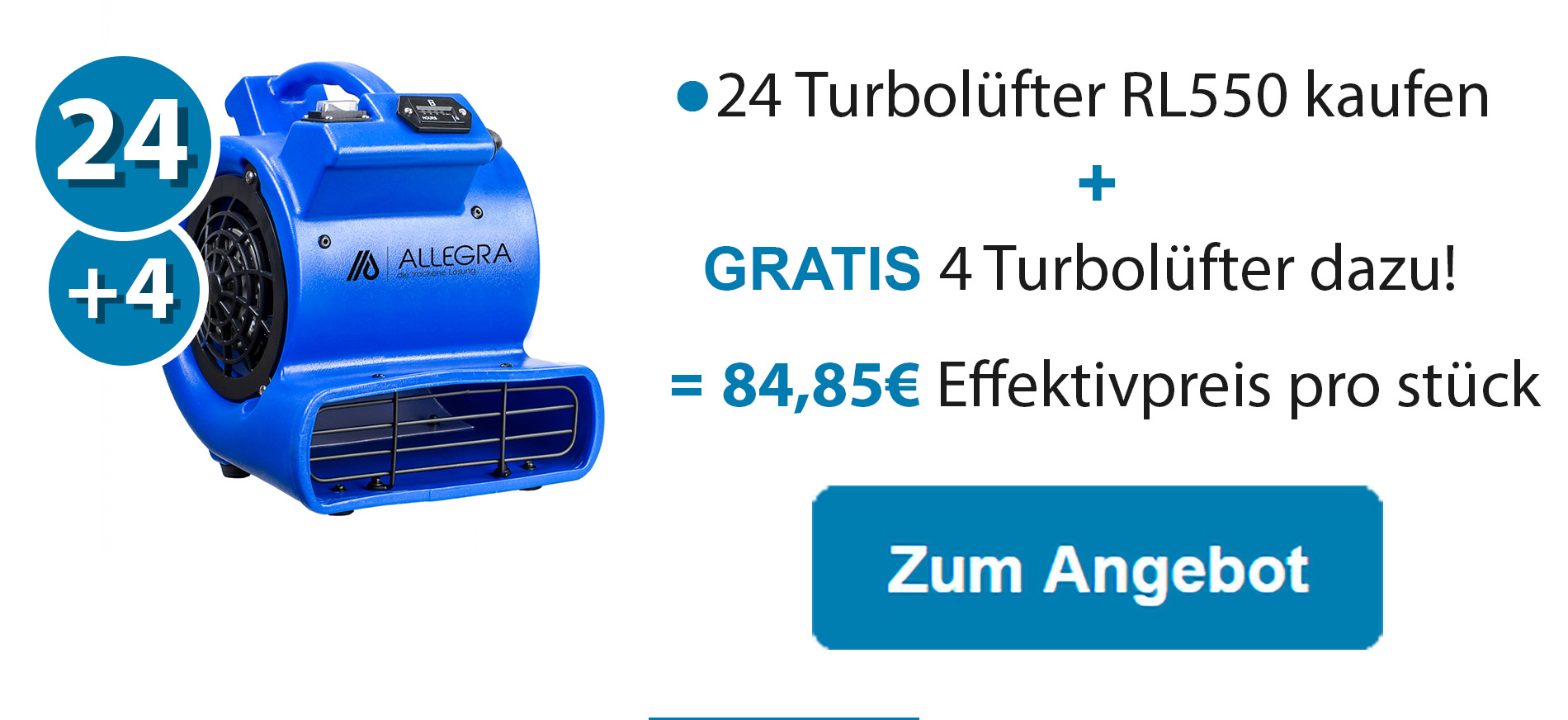24 Turbolüfter RL550 kaufen +4 GRATIS dazu!