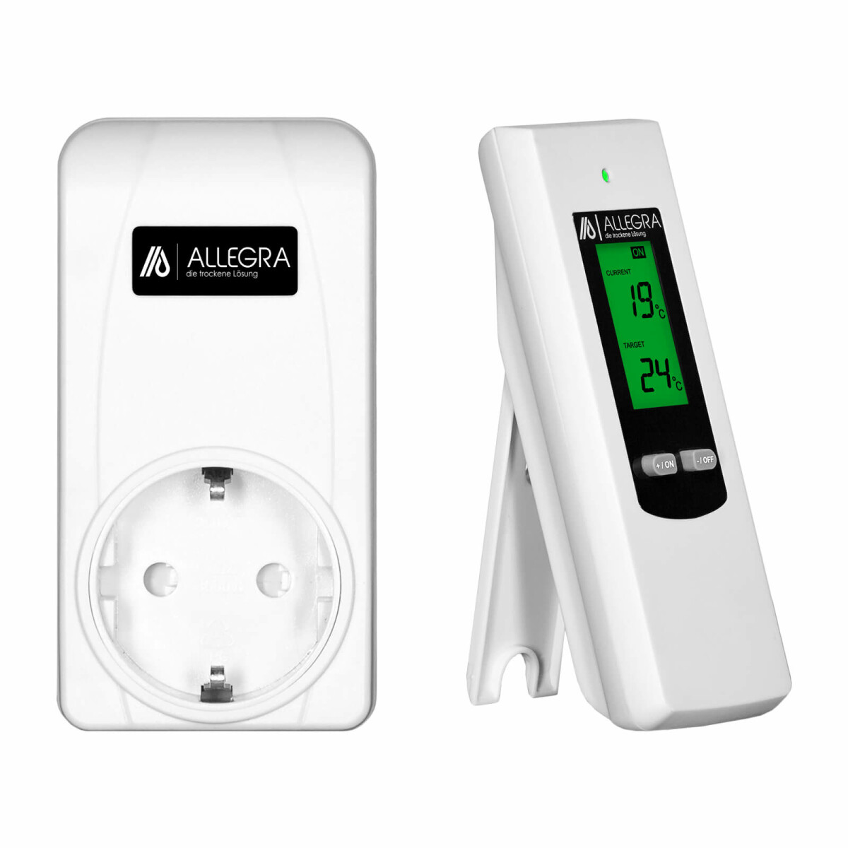 Allegra Hygrostat Stecksdose Steckdosenhygrostat Feuchteregler Hygrometer  Controller Temperaturregler Luftentfeuchter Luftbefeuchter (H26) :  : Baumarkt