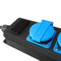 4-fach Verteilersteckdosenleiste mit USB und MID Stromzähler PH10