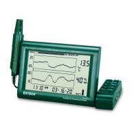 EXTECH RH520B - Feuchtigkeits- und Temperaturdiagrammschreiber mit abnehmbarer Sonde